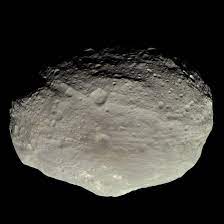 Asteroid Vesta observed through a telescope